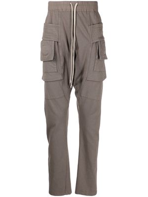 Rick Owens DRKSHDW drawstring cargo trousers - Brown