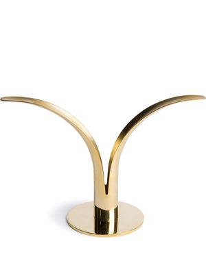 Skultuna Lily brass candlestick holder - Gold