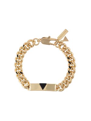 Coup De Coeur pyramid tag bracelet - Gold