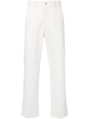 AMI Paris Straight Fit Jeans - White