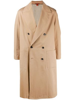 Barena panelled double-breasted coat - Neutrals