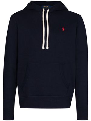 Polo Ralph Lauren embroidered-logo hoodie - Blue