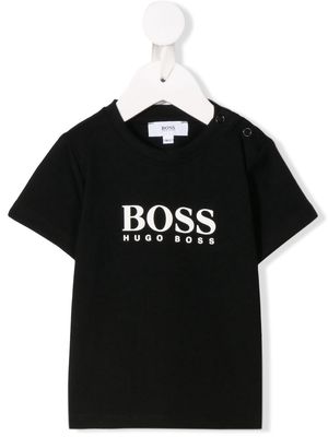 BOSS Kidswear baby logo T-shirt - Black