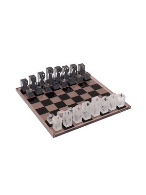 Jonathan Adler acrylic chess set - Black