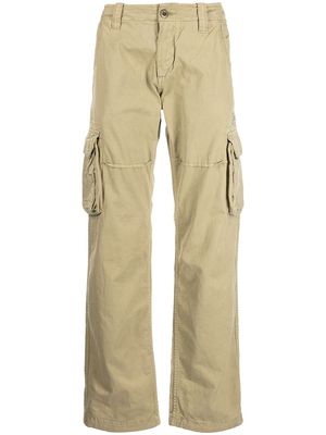Alpha Industries straight-leg cargo trousers - Brown