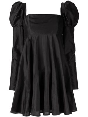 Macgraw Romantic puff sleeve dress - Black