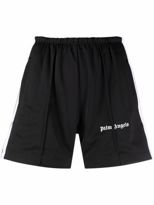 Palm Angels side-stripe track shorts - Black