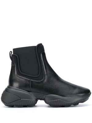 Hogan chunky sole ankle boots - Black