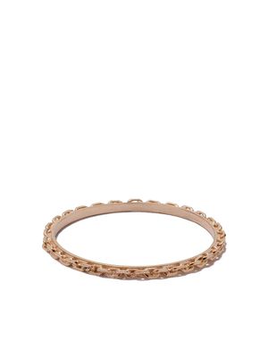 Wouters & Hendrix Gold 18kt rose gold Trace Chain ring - PINK GOLD