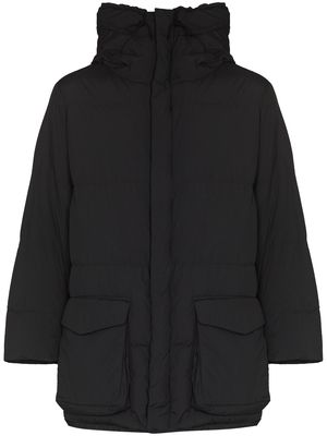 Snow Peak high-neck puffer coat - Black