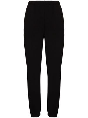 Les Tien tapered cotton track pants - Black