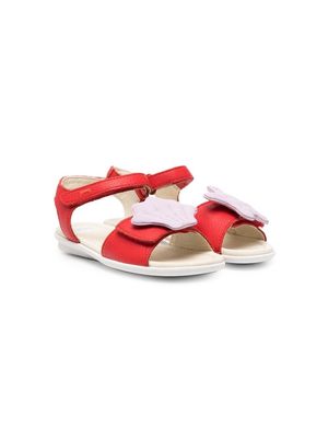 Camper Kids Twins sea shell open-toe sandals - Red