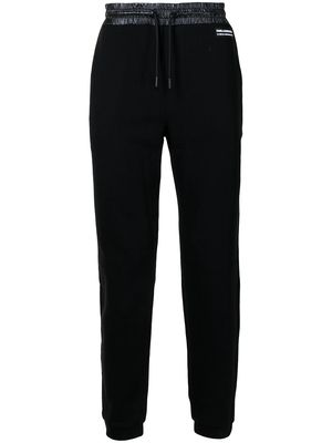 Karl Lagerfeld logo patch track pants - Black