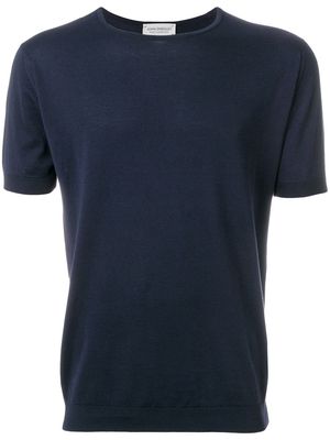 John Smedley short sleeve T-shirt - Blue
