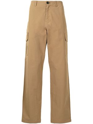 PS Paul Smith straight-leg cargo trousers - Brown