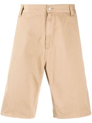 Carhartt WIP logo patch shorts - Brown