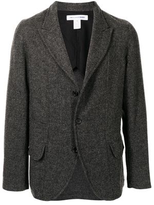 Comme Des Garçons Shirt single-breasted wool blazer - Grey