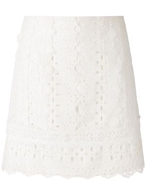 Martha Medeiros Paloma mini skirt - White