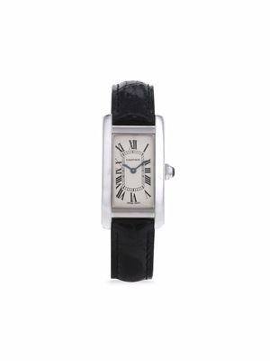 Cartier 1990 pre-owned Tank Américaine 35mm - White