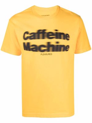 Pleasures Caffeine Machine T-shirt - Orange