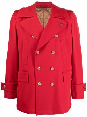 Gabriele Pasini double-breasted short coat - Red