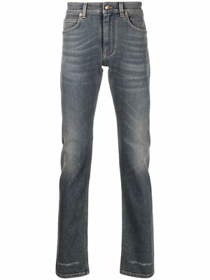 Versace mid-rise straight-leg jeans - Blue