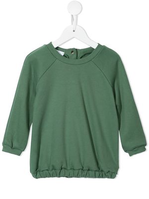 Eshvi Kids elasticated hem sweatshirt - Green