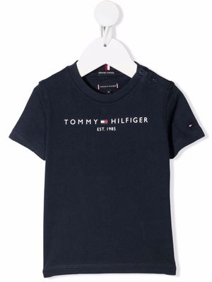 Tommy Hilfiger Junior logo-print T-shirt - Blue