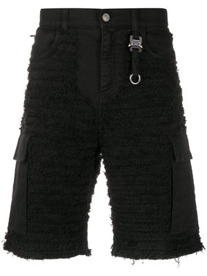 1017 ALYX 9SM textured multi-pocket shorts - Black