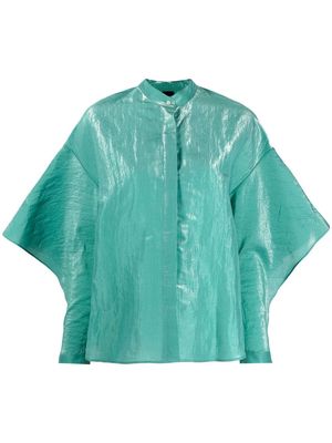 ASPESI silk-blend camisa - Green