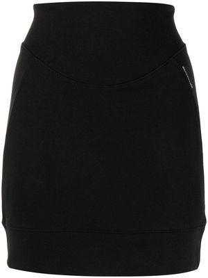 Alexander Wang sculpted mini skirt - Black
