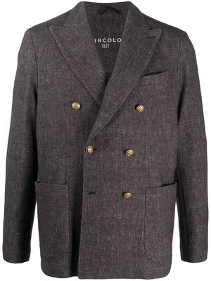 Circolo 1901 double-breasted blazer jacket - Brown