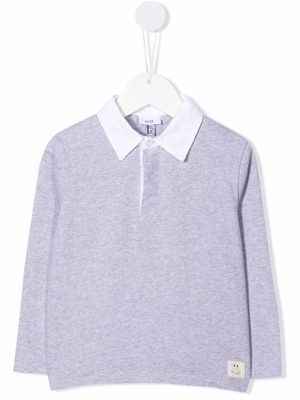 Knot long-sleeved polo shirt - Grey