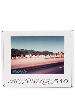 BLUE SKY INN photograph print puzzle - Multicolour