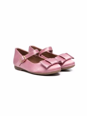 Age of Innocence Ellen bow-detail ballerina shoes - Pink