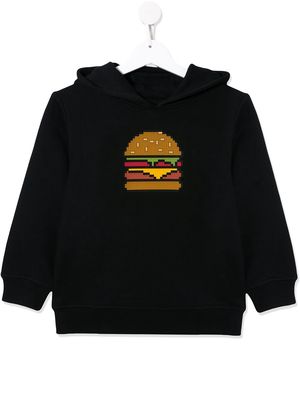 Mostly Heard Rarely Seen 8-Bit burger hoodie - Black