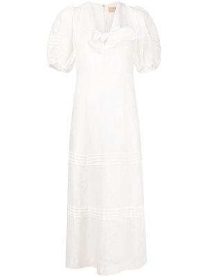 Keepsake The Label short-sleeve flared dress - White