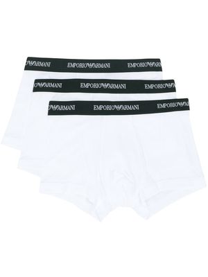Emporio Armani logo band boxers - White