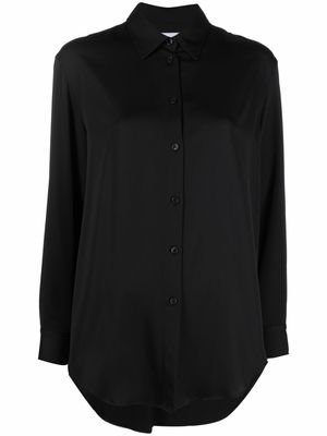 Calvin Klein curved-hem shirt - Black