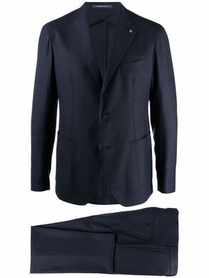 Tagliatore fitted single-breasted suit - Blue