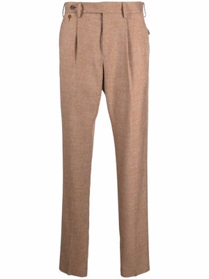 Agnona slim-fit tailored trousers - Neutrals
