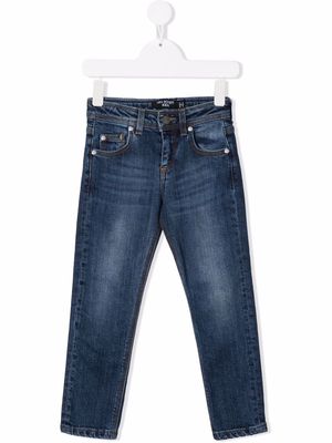 Neil Barrett Kids straight-leg faded jeans - Blue