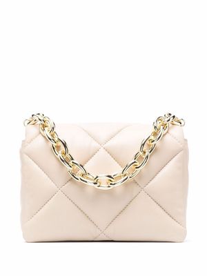 STAND STUDIO quilted leather shoulder bag - Neutrals