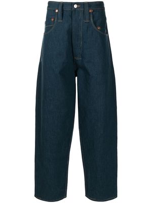 Junya Watanabe MAN high-rise loose fit jeans - Blue