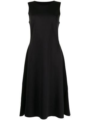 sulvam Stretch mid-length dress - Black