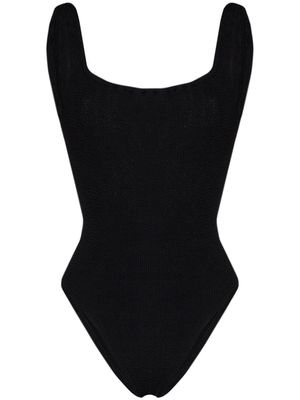 Hunza G square neck swimsuit - Black