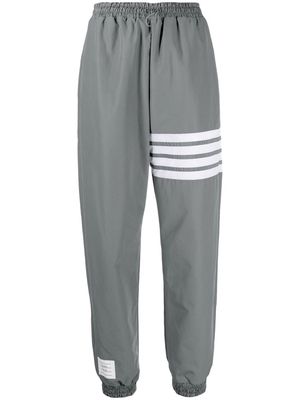 Thom Browne 4-Bar Stripe shell track pants - Grey