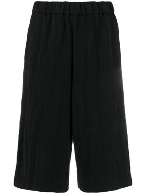 Barena elasticated long-length shorts - Black