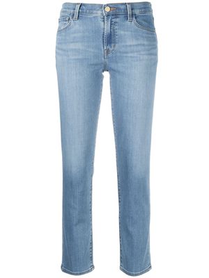 J Brand cropped slim-fit jeans - Blue