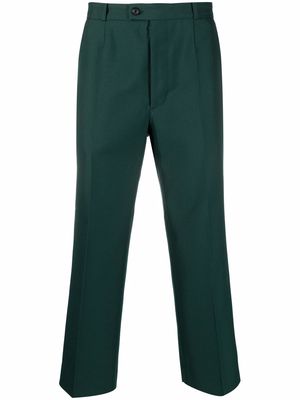 Maison Margiela cropped straight-leg trousers - Green